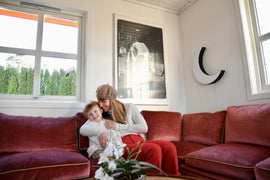Anja og sønn i Ayo Oslo genser